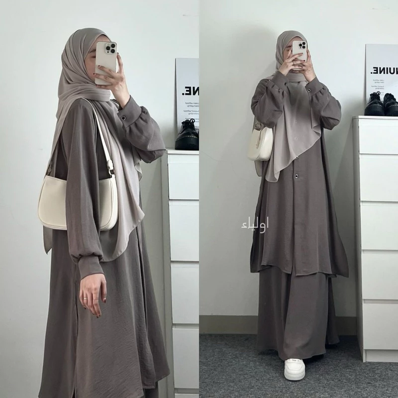 Auliashop – Aulia Setrok Tunik & rok | Setelan wanita | Muslim Wear
