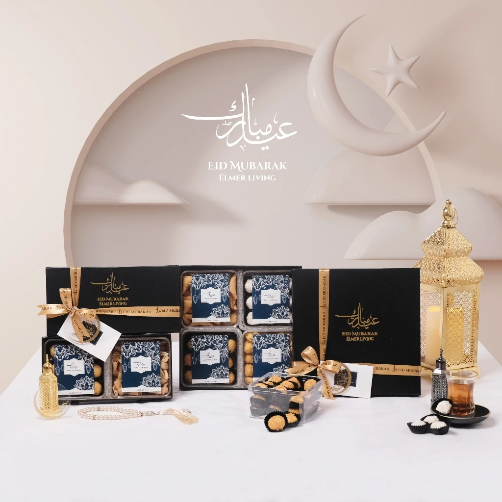 HAMPERS IDUL FITRI/ KADO LEBARAN/ PARSEL LEBARAN / HAMPERS KUE KERING ELMER LIVING