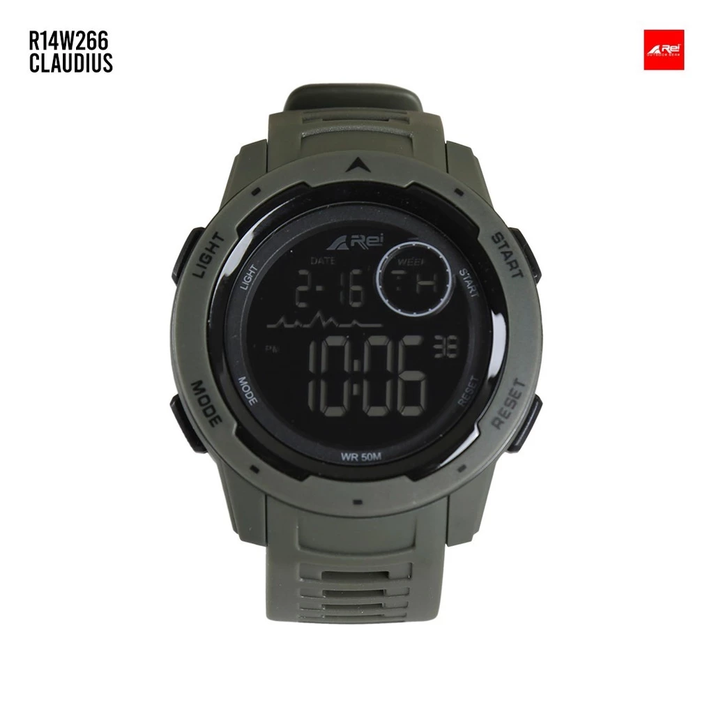 Jam Tangan Digital Pria Claudius Arei Outdoorgear