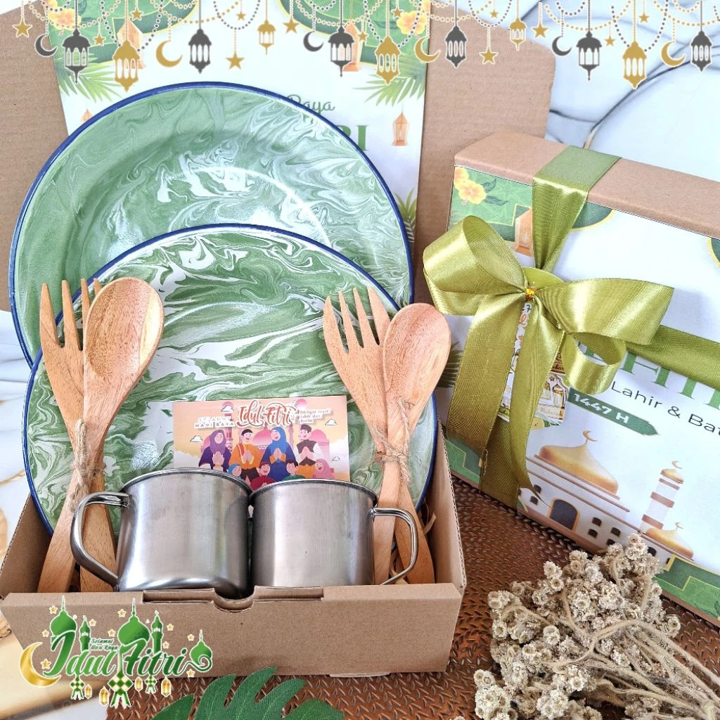 L-AYUCRAFT Hampers Enamel / hampers lebaran/ Parcel lebaran (free kartu ucapan)