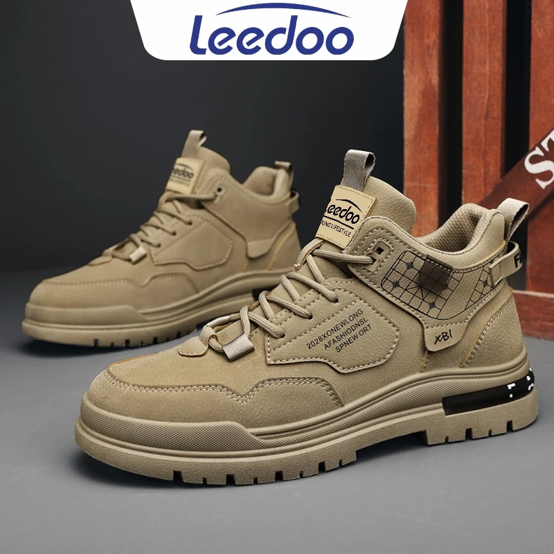 Leedoo Sepatu Casual Pria Olahraga Sneakers Sporty Kuliah Kekinian Sepatu Outdoor Kerja Shoes MC464