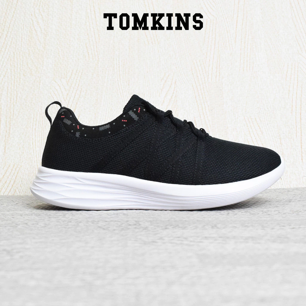 TOMKINS Sepatu Wanita Clarence Charlie – Black Grey