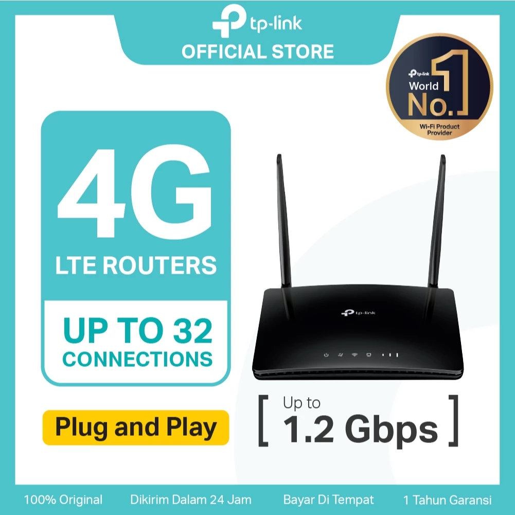 TP-Link Archer MR400 | AC1200 4G Modem LTE | WiFi Router | DualBand | Unlock Most Operator | SIM Card