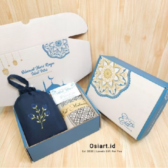 Hampers Hari Raya Idul Fitri Paket Mukena dan Sajadah Traveling Hempers Ramadhan Mukenah Bordir Dewasa Paket Bingkisan Lebaran Set Eid Mubarak Cewek Parcel Kotak Murah Parsel Gift Box
