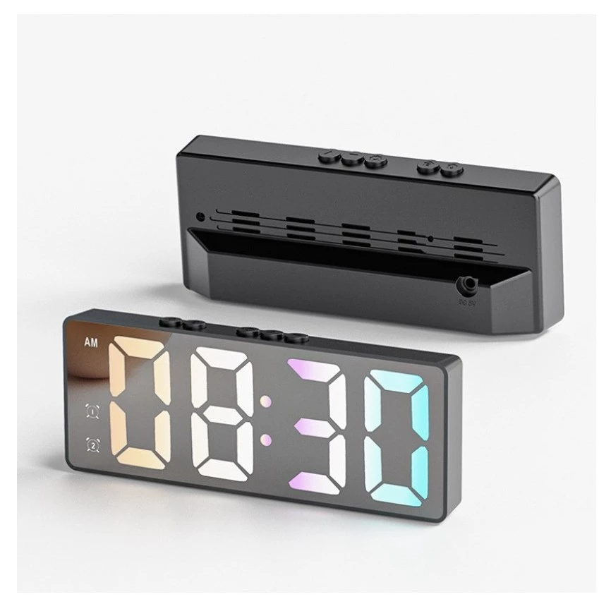 JAM MEJA LED DIGITAL PREMIUM ALARM DESKTOP CLOCK USB BATERAI JAM MEJA PERSEGI PANJANG JAM VIRAL JAM KOMPUTER DIGITAL