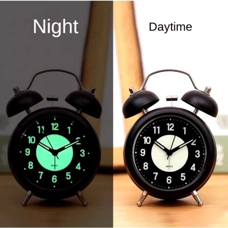 Jam Weker Alarm Kring 3301 Warna glow in the dark / 4 Warna / Jam Meja Alarm Kring